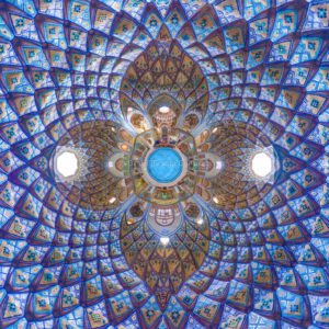 Basar Kaschan Ornament Orient Iran. Bazaar Kashan.