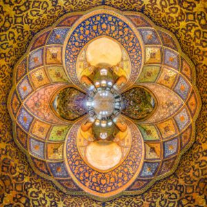 Chehelsotoon Palast Palace Gold Isfahan Orient Iran.
