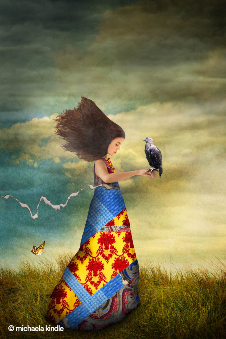 Determination – digitale Fotocollage von Michaela Kindle, Serie Dreams & Expectations | digital photo collage by Michaela Kindle