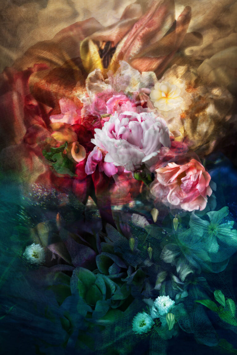 Rising Above – digitale Fotocollage von Michaela Kindle, Serie The Path of a Dreamer | digital photo collage by Michaela Kindle
