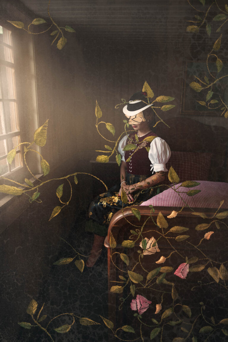Patience – digitale Fotocollage von Michaela Kindle, Serie Dreams & Expectations | digital photo collage by Michaela Kindle